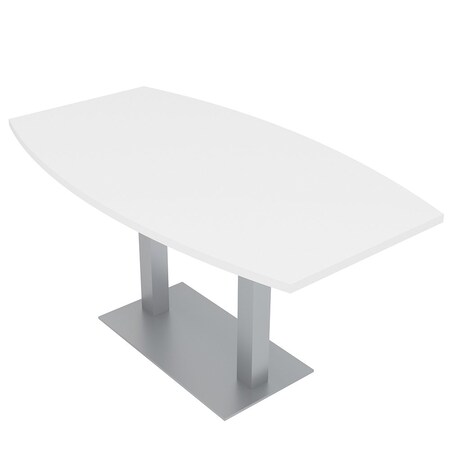 Skutchi Designs 33.5 in W, 69.5 in L, 29 in H, Engineered Wood Top, White HAR-BOT-34x70-DOU-XD09
